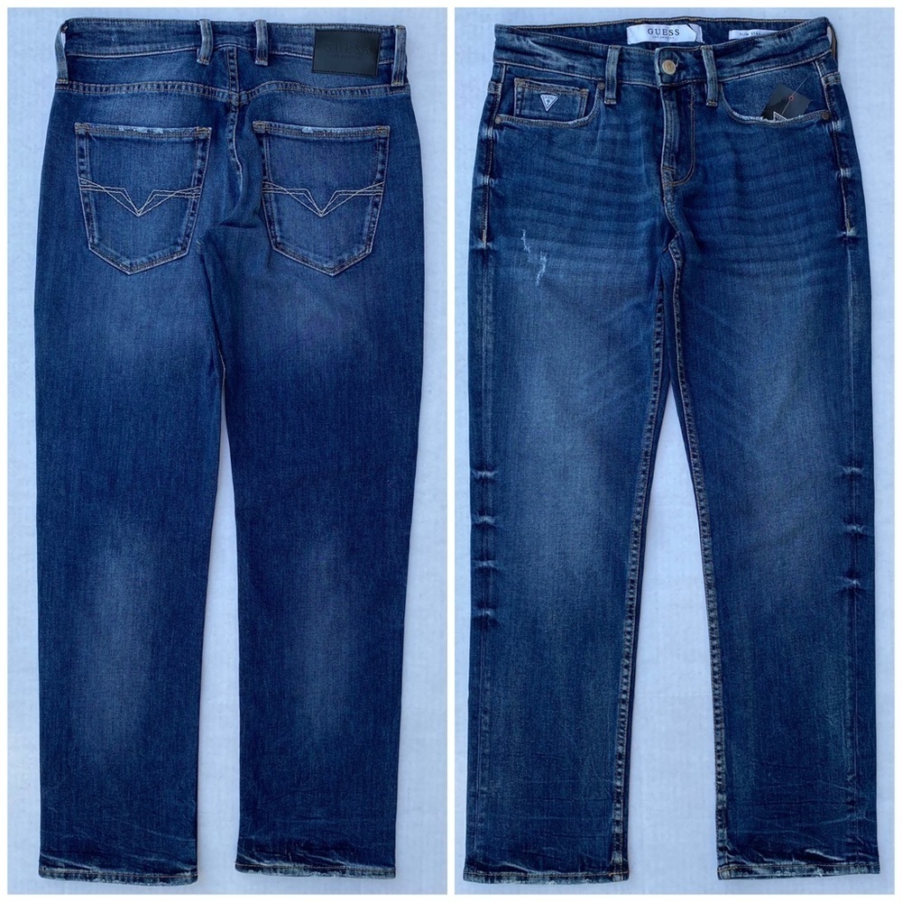 New GUESS Slim Straight Men's Jeans SZ 30